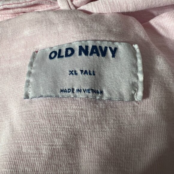 Old Navy Midi Dress Womens XL Tall Pink Tiered Slub-Knit Cami Swing Strappy Back - Picture 9 of 10